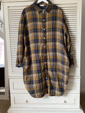 CP Shades Shirt Dress Large